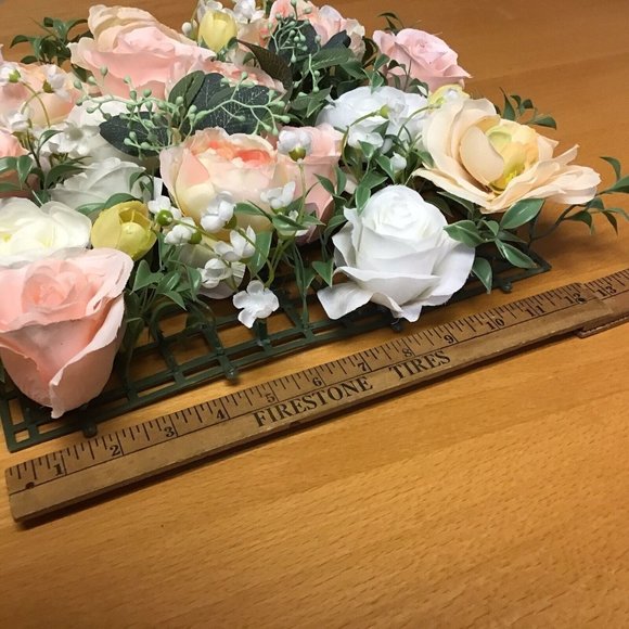 Artificial Silk Fake Rose Flower Heads Bulk Craft for Wedding Party Decor Peach - Picture 3 of 5